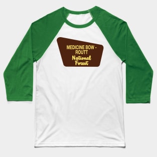 Medicine Bow - Routt National Forest Baseball T-Shirt